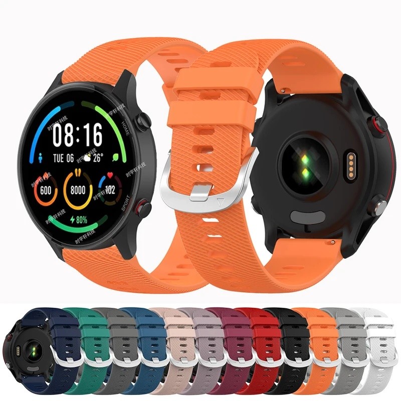 สายซิลิโคนสําหรับ Xiaomi นาฬิกา 2 Pro Quick Release 22 มม.สายคล้องคอกีฬาสําหรับ Xiaomi นาฬิกา S4 S3 