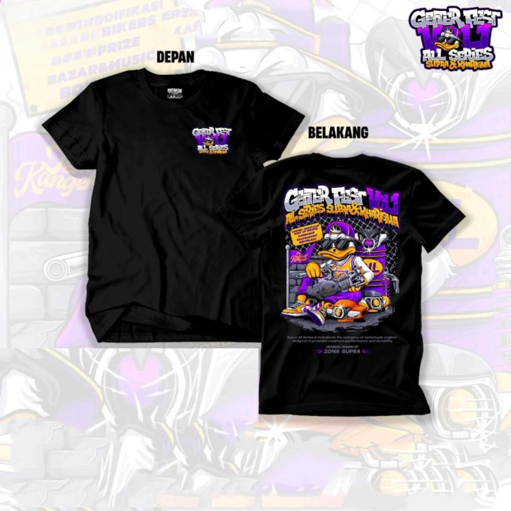Supra Boyolali GETTERFEST เสื้อยืด Unisex - เสื้อยืดผู้ชายและผู้หญิง - เสื้อ Supra