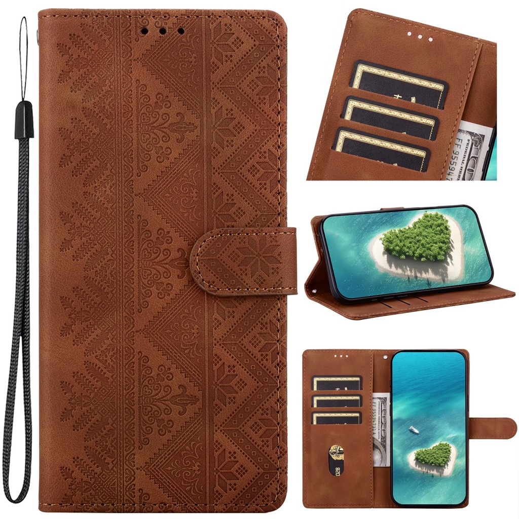 LG K62 K52 Q52 K61 K71 K51S K41S K40S K50 Q60 K42 Stylo 7 6 5 กํามะหยี่G9 4G 5G Vintageนูนหนังกระเป๋