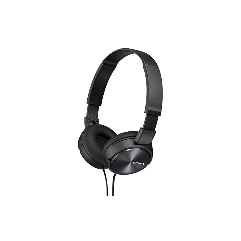 Sony Headphones MDR-ZX310: Closed-Back, Foldable, Black MDR-ZX310 B