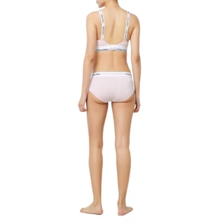 CALVIN KLEIN เสื้อชั้นในผู้หญิงตะขอหลัง Icon Cotton Lightly Lined Bralette รุ่น QF8504AD 8Z6-สีชมพู