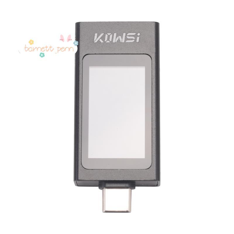 KWS-X1 Type-C Tester DC 3.3-36V 0-12A Digital Voltage Current Detection Meter จอแสดงผล IPS Fast Char
