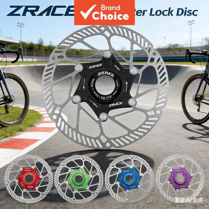 ZRACE Z2 ขนาด 160 มม. จานเบรกโรเตอร์แบบ Center Lock สําหรับเสือภูเขา/เสือหมอบ ระบายความร้อนได้ดีเยี่ยม โรเตอร์แบบลอยตัว ดิสก์เบรก