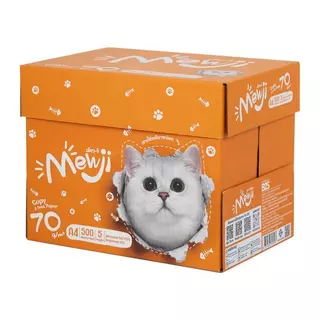 MEWJI กระดาษถ่ายเอกสาร A4 70แกรม แพ็ค 5 รีม