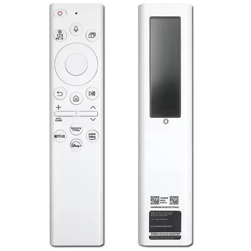 ใช้งานร่วมกับ Samsung TV TM2280E RMCSPB1EP1 Q70T Q80T Q90 S95B QN85B QN90B Solar Voice รีโมทคอนโทรล 