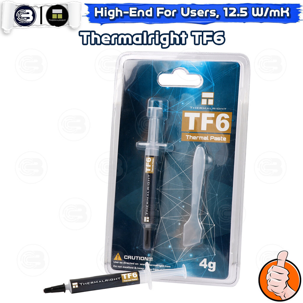 [CoolBlasterThai] Thermalright TF6 Thermal Compound 4g./12.5 W/m.k (ซิลิโคนนำความร้อน)