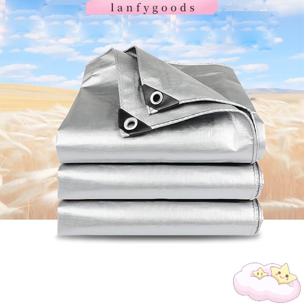 LANFYGOODS ผ้าใบกันน้ํา PE, เรือรถบรรทุกหลังคากันสาด 2mX3m ผ้ากันฝน, สัตว์เลี้ยงสุนัข House Cover Ca
