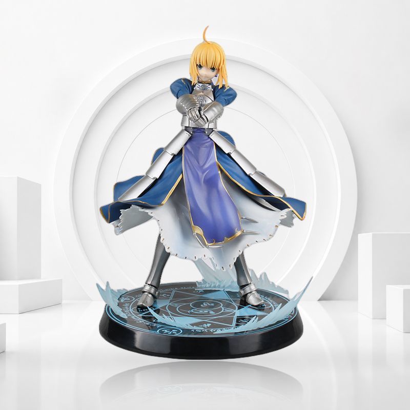 Fate Stay Night Saber Action Figure King of Knights Excalibur รูปปั้นสะสมตกแต่ง