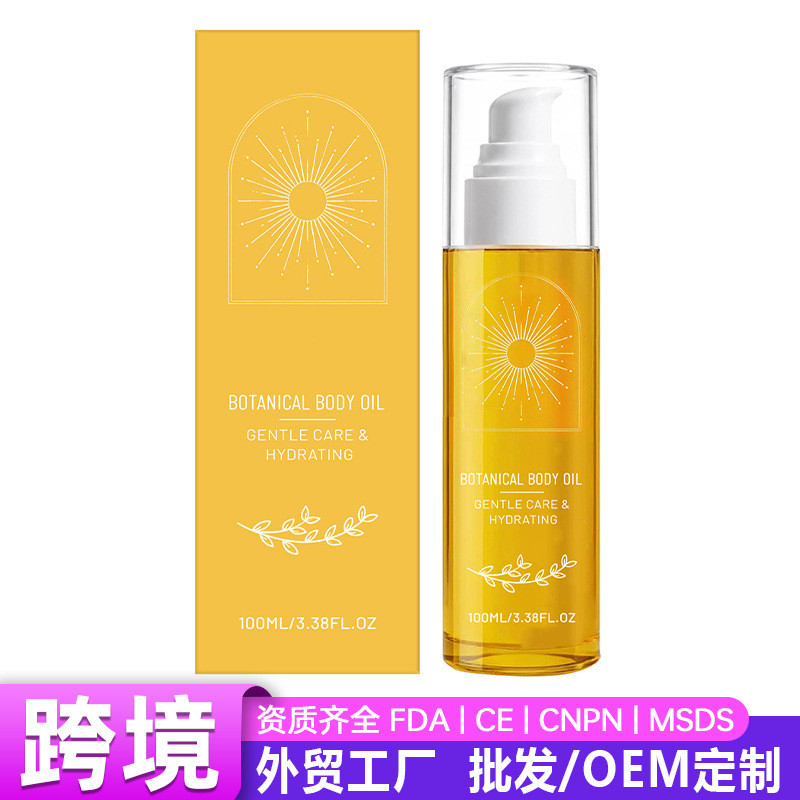 Customized BODY OIL น้ํามันบํารุงผิว Whole BODY Gentle Moisturizing BODY Care OIL BOTANICAL BODY OIL