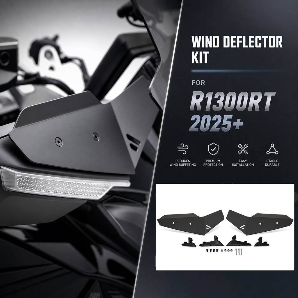 สําหรับ BMW R1300 RT R1300RT R 1300 RT 2026 2025 รถจักรยานยนต์ Wind Deflectors แผงด้านข้างกระจก Air 