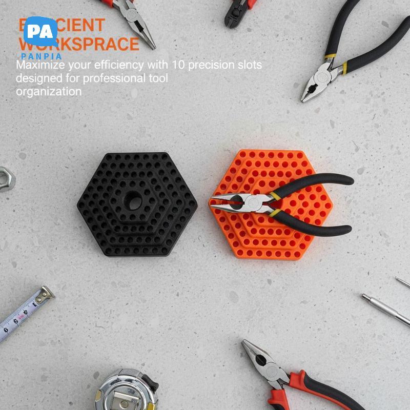 [NBI] 1 ชิ้น Bit Hex Shank Organiser Bit Holder กล่องสําหรับเจาะ 4.8 มม./หกเหลี่ยมเคล็ดลับกล่อง Bit 