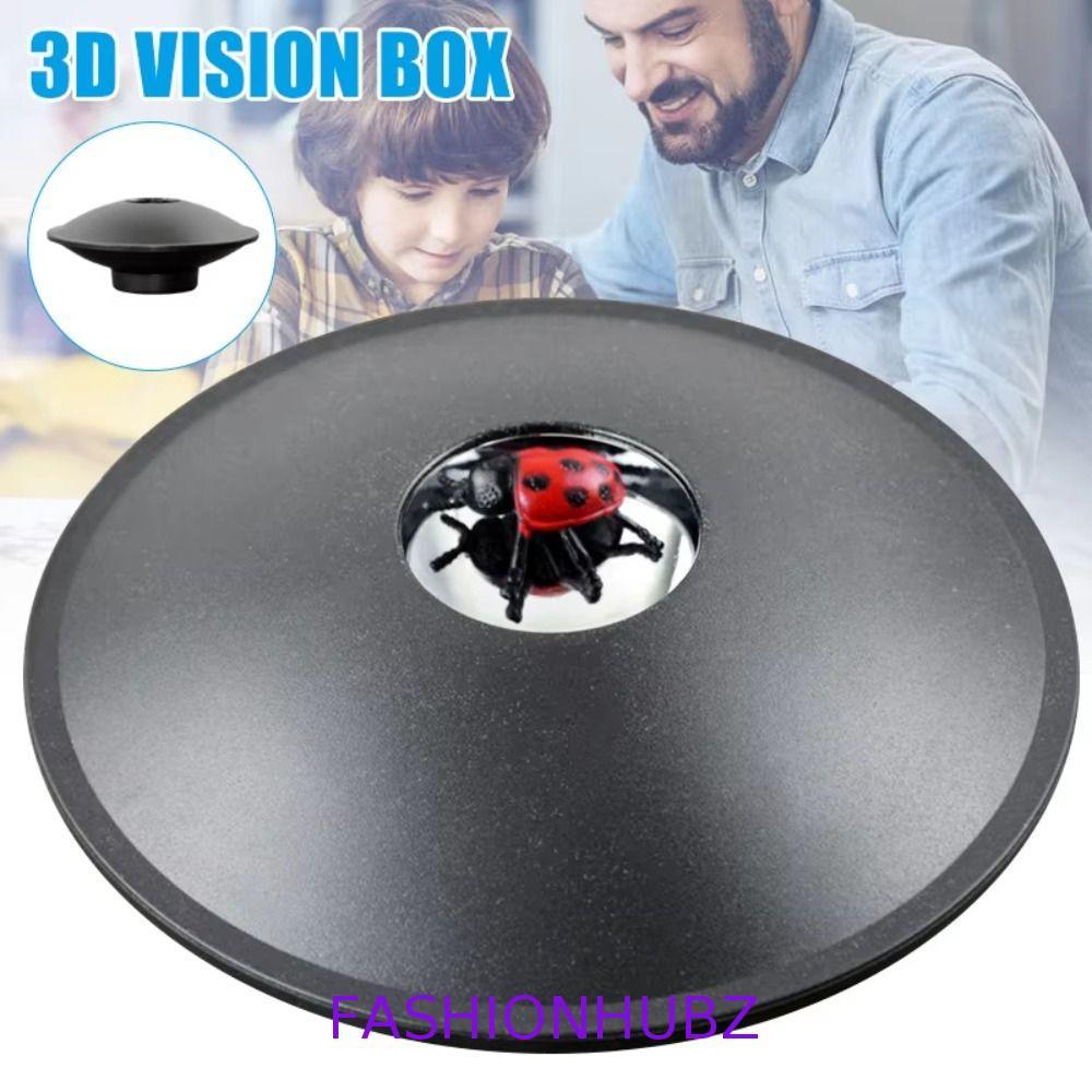 FASHIONHUBZ 3D Magic Mirascope, Image Projection Illusion Creator Black Hologram Maker, Mirascope Op