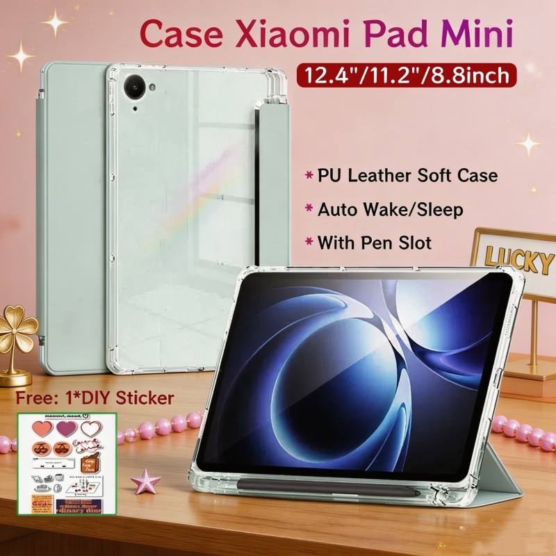 สําหรับ Xiaomi Pad Mini 8.8 นิ้วปากกาแม่เหล็กสําหรับ Xiaomi Pad Mini 2 8.8 นิ้วโปร่งใสกลับสําหรับ Xi