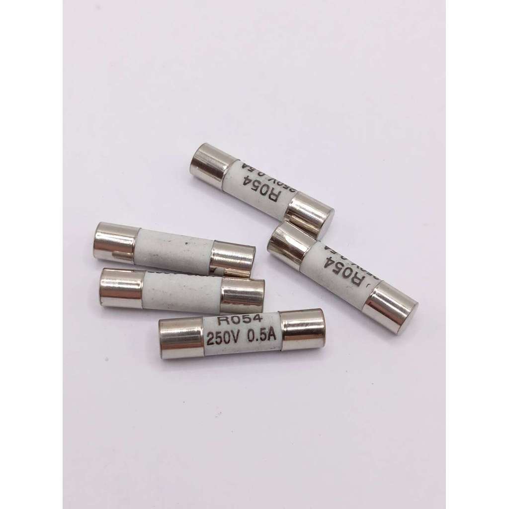 New เเพ็ค5ชิ้น Ro54เซรามิก R054 5*20มม. 5X25เร็ว16A ฟิวส์20mm 0.5a1a2a3a4a5a6a6.3a8a10a13a15a16a20a25a ส่งไวมาก ตรงปก