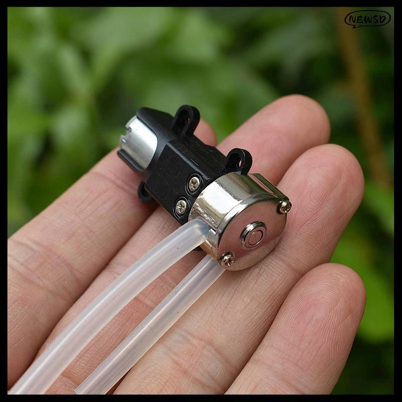 NEWSD 3.7V DC Micro Peristaltic ปั๊ม N20 Mini Full Metal Gear Metering ปั๊มสําหรับพืชชลประทานเคมี Di