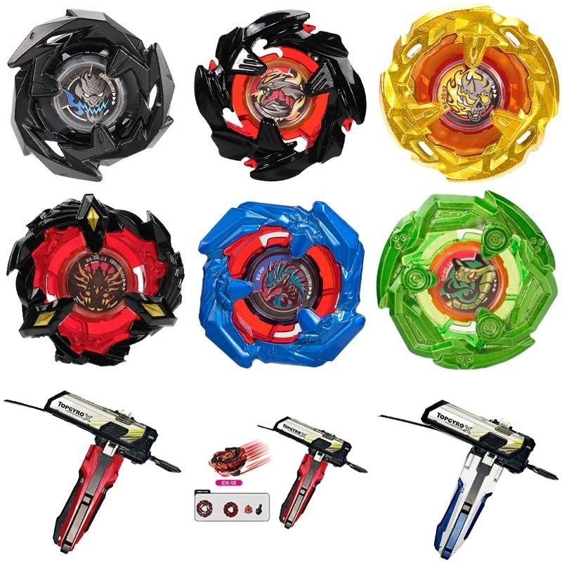 Bey Burst Gyro X ของเล่น BX-00 Cobalt Dragoon 2-60C BX-23 Starter Phoenix Wing 9-60GF BX36 BX35 BX34