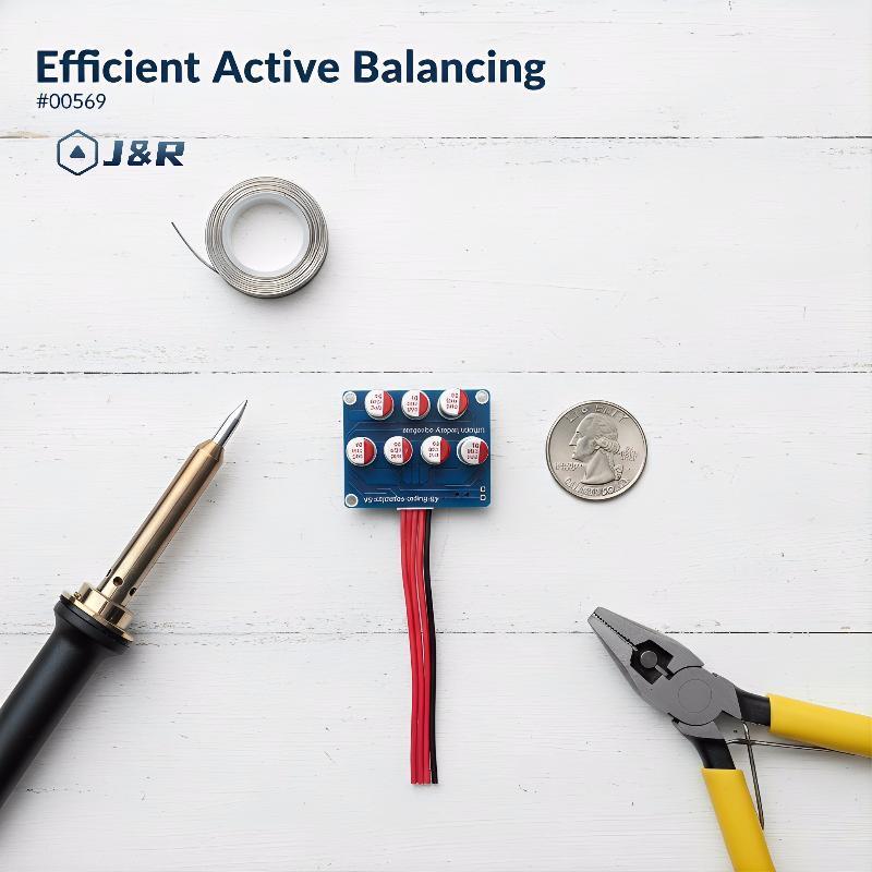 J&R> 4S 6A Active Capacitive Balancer Board Set Energy Transfer Equalizer สําหรับ Pas ใช้ในการ Off G