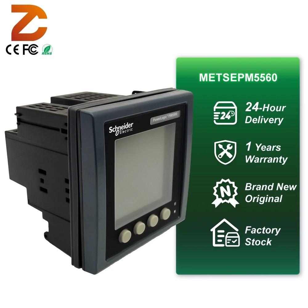KRTN Schneider ยี่ห้อใหม่เดิม METSEPM5560 Power Meter PM5560 Multi-Function Power Analyzer สําหรับระ