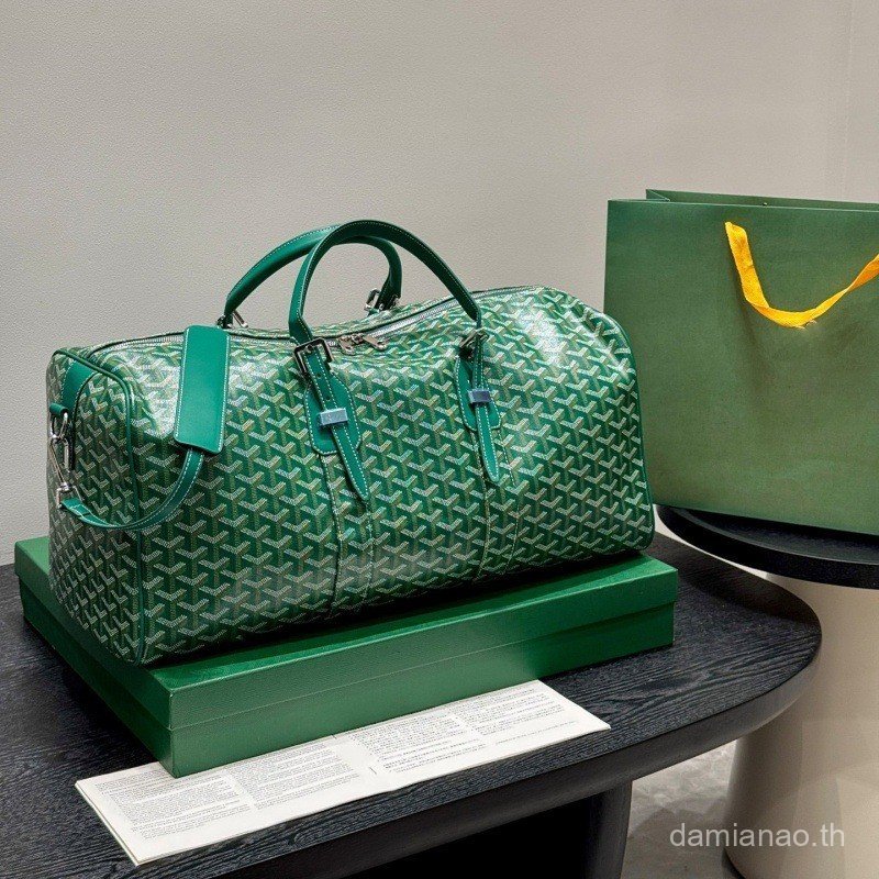 1Y1A คลังสินค้าพร้อม Goyard Goyard กระเป๋าเดินทางความจุขนาดใหญ่การเดินทางเพื่อธุรกิจกระเป๋าสะพายไหล่