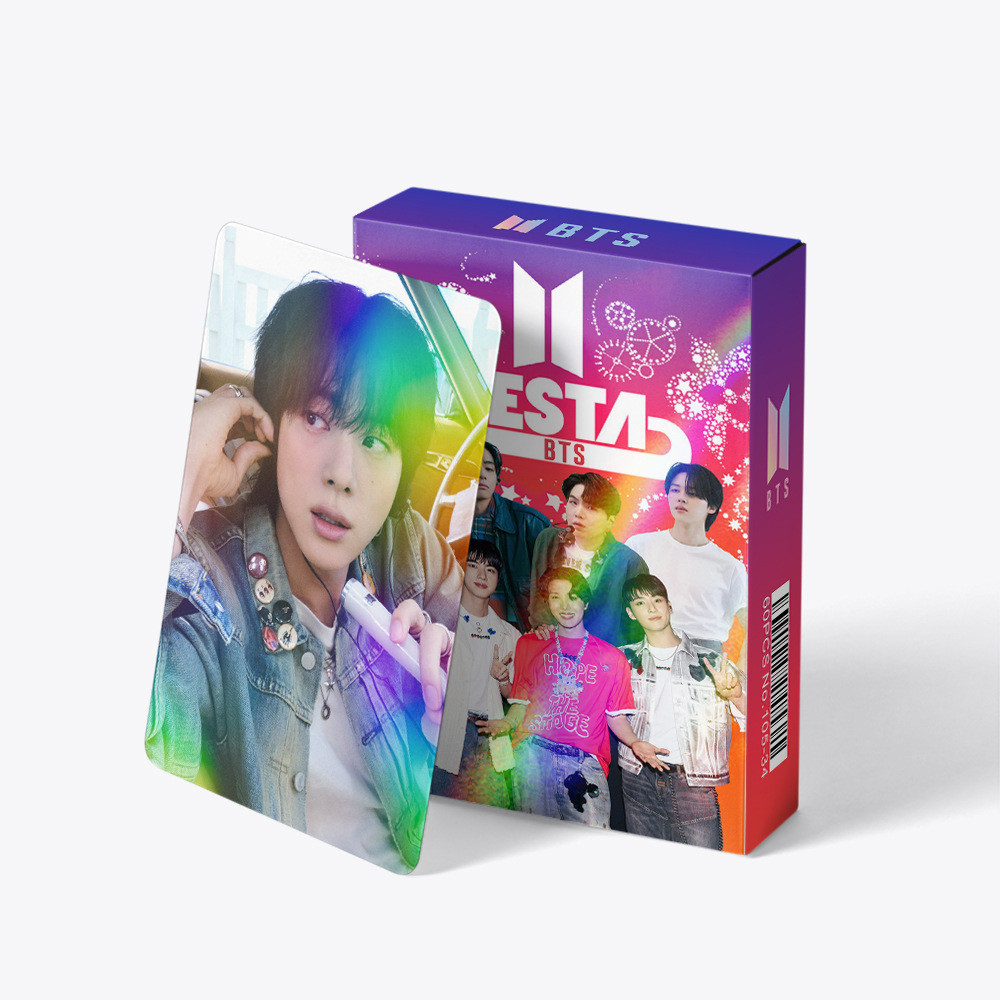 60 ชิ้น BTS 3 "Anti-Scratch Holographic การ์ด Lomo Kpop Idol Photocards แฟน ๆ ของขวัญ