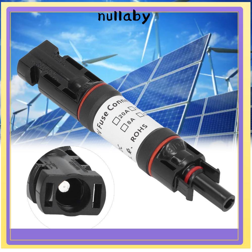 NULLABY PV Holder, ระบบล็อคด้วยตนเอง DC 1000V Connectors, ทนทาน PPO ทองเหลือง PV อินไลน์เชื่อมต่อแผง