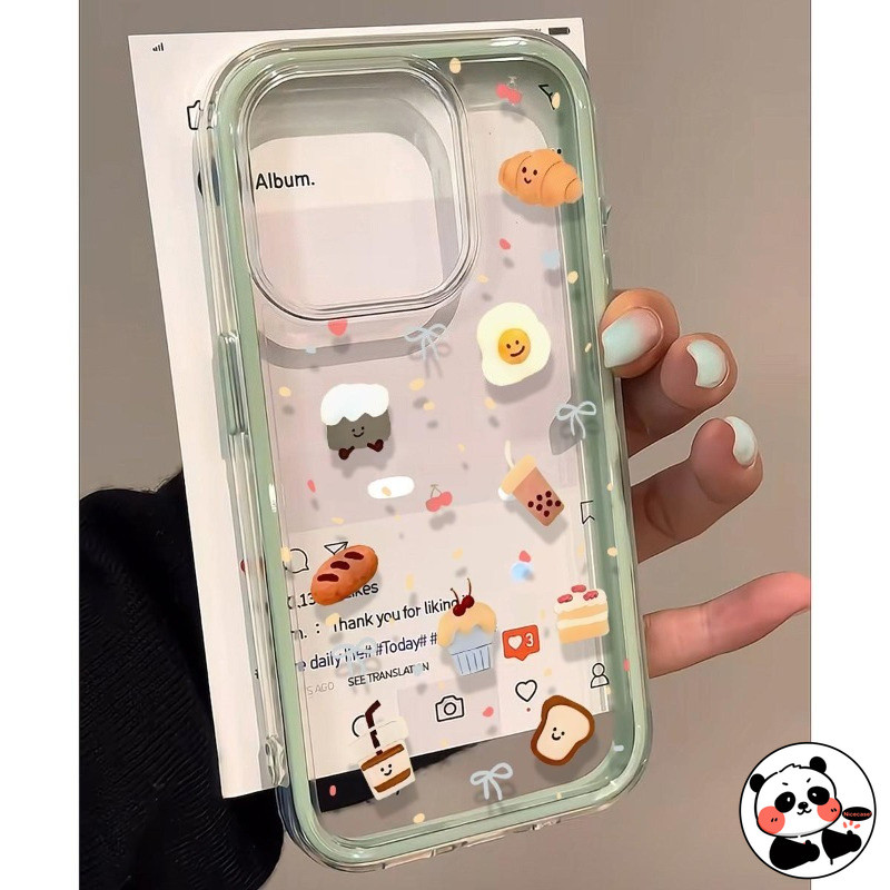 เค้กน่ารัก 2in1 เคสโทรศัพท์สําหรับ Vivo Y500 Y300 Y200 Plus Pro GT Y300T Y300i Y200T Y200i Y100i Y20