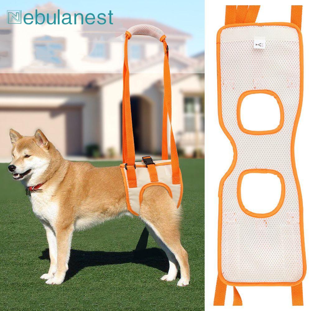 NEBULANES Pet Auxiliary Belt Sling Support Hind Leg Plush Dog Lifting Belt