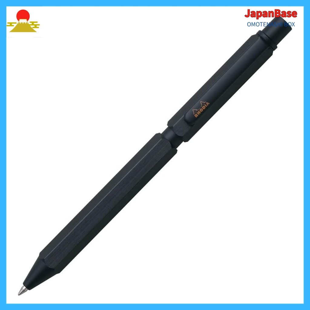 【Direct from JAPAN】RHODIA SCRIPT Multi-Pen: Ballpoint pen (oil-based, 0.5mm, 2 colors: black and red