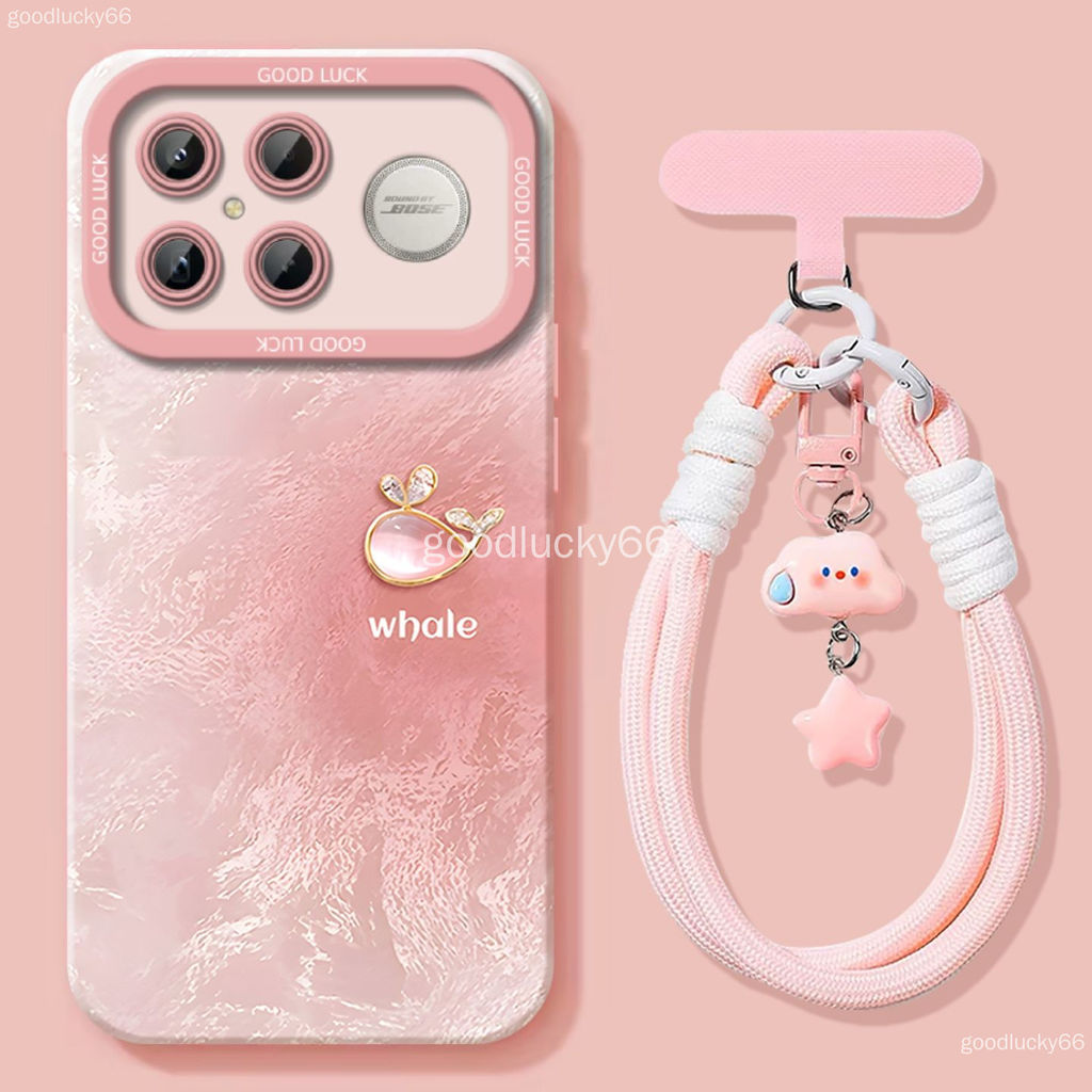 P POCO F9 Ultra เคสโทรศัพท์ poco F9 Pro Gradient Whale เคสป้องกันเคสป้องกัน