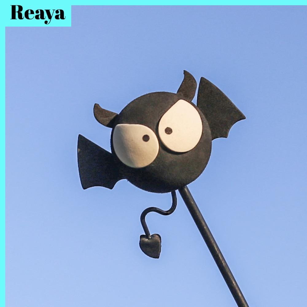 REAYA Honey Bee Car Antenna Toppers, Cartoon Bumble Bee Car Bat Antenna Toppers, Happy Face Hallowee