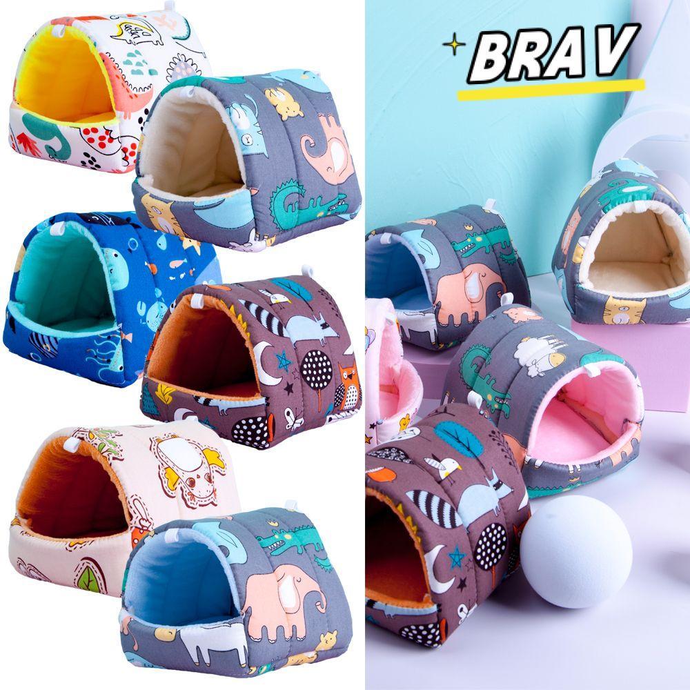 BRAV Hamster House Soft Mini Cage Winter Rabbit Squirrel Warm Mat