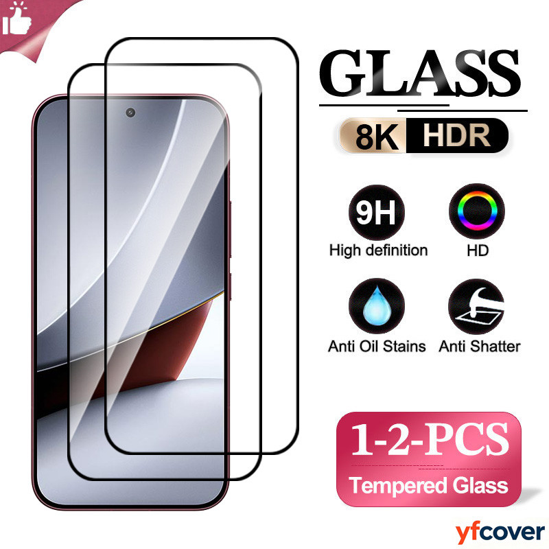1-2 PCS สําหรับ POCO F9 Ultra กระจกนิรภัยสําหรับ Xiaomi POCO F9 Pro M8S M8 Pro Power M7 Pro Plus Ful