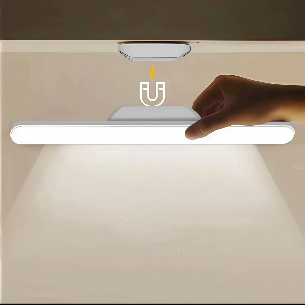 โคมไฟไร้สายติดผนัง โคมไฟแม่เหล็ก LED สวิตช์สัมผัส PC 5V สวิตช์สัมผัส