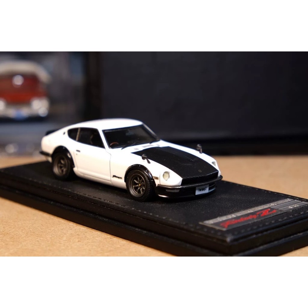[คลังสินค้าพร้อม]#车模 Ig Wangan Fairlady S30Z Nissan Capital ตํานานสูงสุด?Porsche Blackbird เท่านั้น 