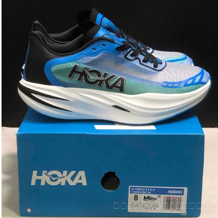 HOKA Cielo X1 2.0 รองเท้ากีฬาสําหรับผู้ชายและผู้หญิง HOKA Cielo X1 รองเท้าวิ่ง 1162053SKYW NVY5
