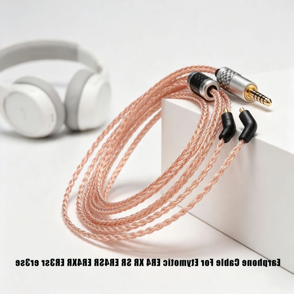 Hifi 4.4 มม. Balanced 16 Core Silver Plated OCC สายหูฟังสําหรับ Etymotic ER4 XR SR ER4SR ER4XR ER3SR
