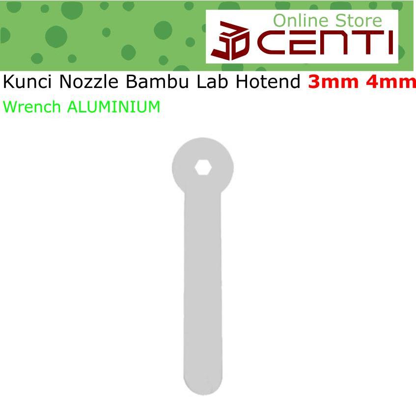 ประแจซ็อกเก็ตประแจหัวฉีด Hot End Bamboo Lab 3mm 4mm bamboolab