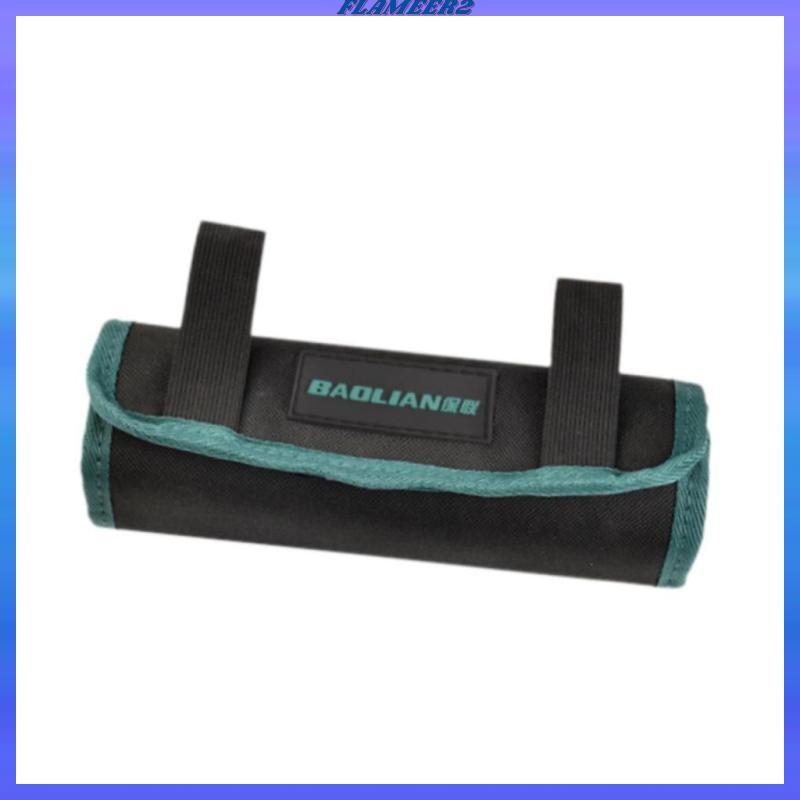 [Flameer2] Heavy Duty Tool Roll Up Bag Multi Slot Canvas Organizer Pouch Holder for Plumber Electric