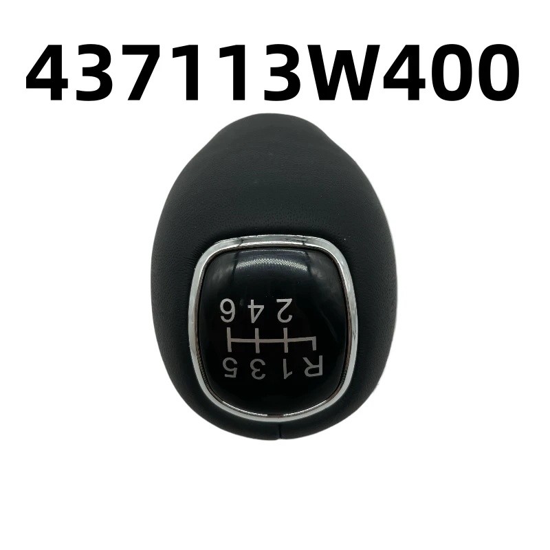 Ly JXZT หนังเกียร์ Shift Knob Lever 6-Speed สําหรับ KIA 2012 2013 2014 2015 RIO RIO5 437113W400HU 43