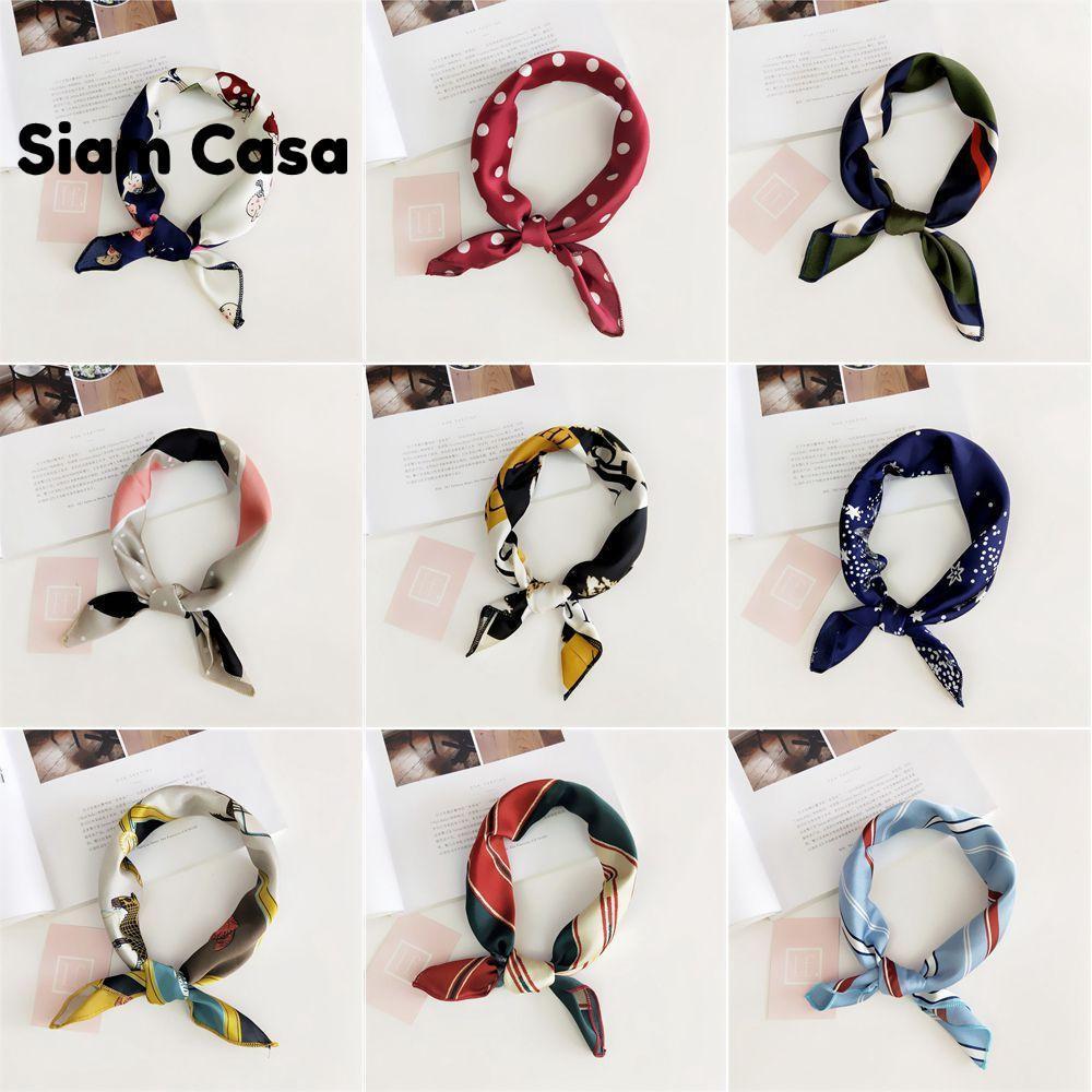 SIAM CASA  ซิลค์ ฟีล ซาติน ของขวัญ สง่างาม ผู้หญิง หัวคอ
