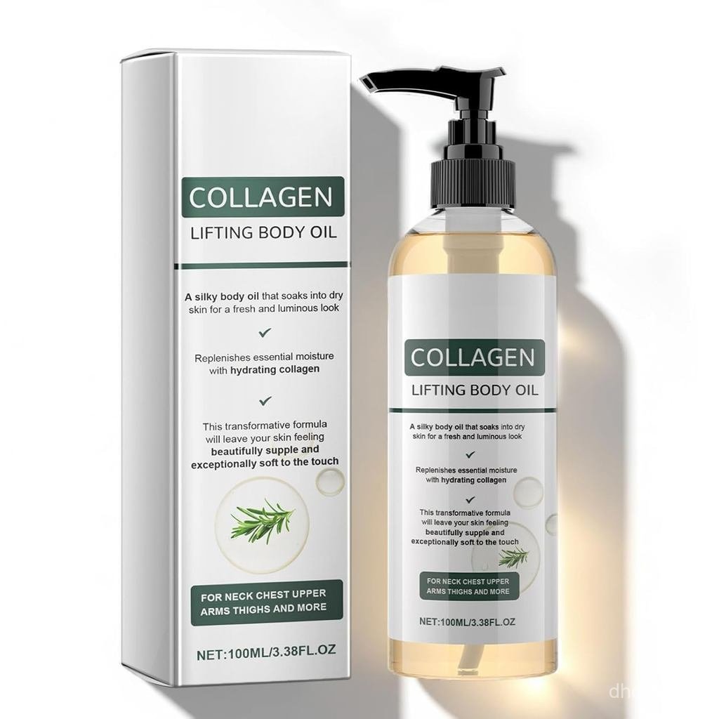 Collagen Lifting Body Oil หลังจากอาบน้ํา, Hydrating Collagen Oil สําหรับ Body, Moisturizing Anti Agi