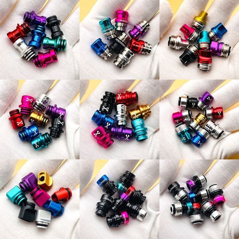 มงกุฎภารกิจกระดูก 909 นกหวีด 510 Dotaio BB Spiral Series ดริปเปอร์อลูมิเนียม#骨头 Mission Crown 909 Wh