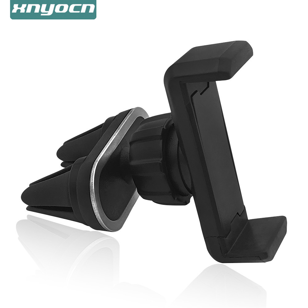 Universal Car Phone Holder Air Vent Holder Double Mount Clips 360 Rotation GPS Holder Stand Cradle f