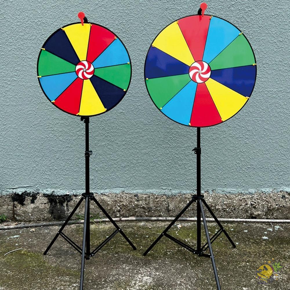 WXDX.TH Spin Wheel, ขาตั้งกล้องพับได้ Win Fortune Wheel, แก้ไขได้ 40/50/60 ซม. Spinner Game Fortune 