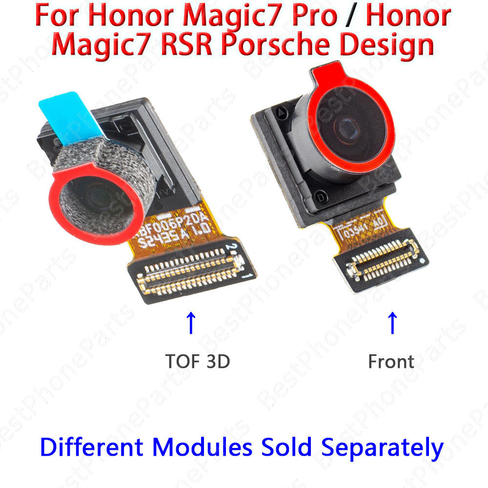 Selfie กล้องสําหรับ Honor Magic7 Pro PTP-N49 Magic7 RSR Porsche Design PTP-N59 ด้านหน้าด้านหน้าโมดูล