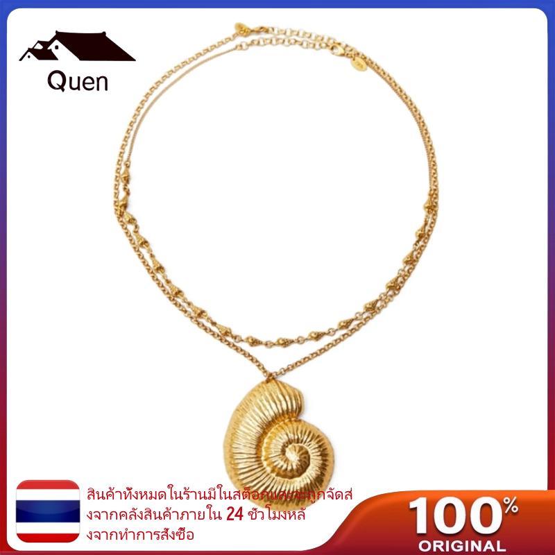 Queen Conch จี้สร้อยคอผู้หญิง Egirl แฟชั่นเกาหลี Punk คอโซ่