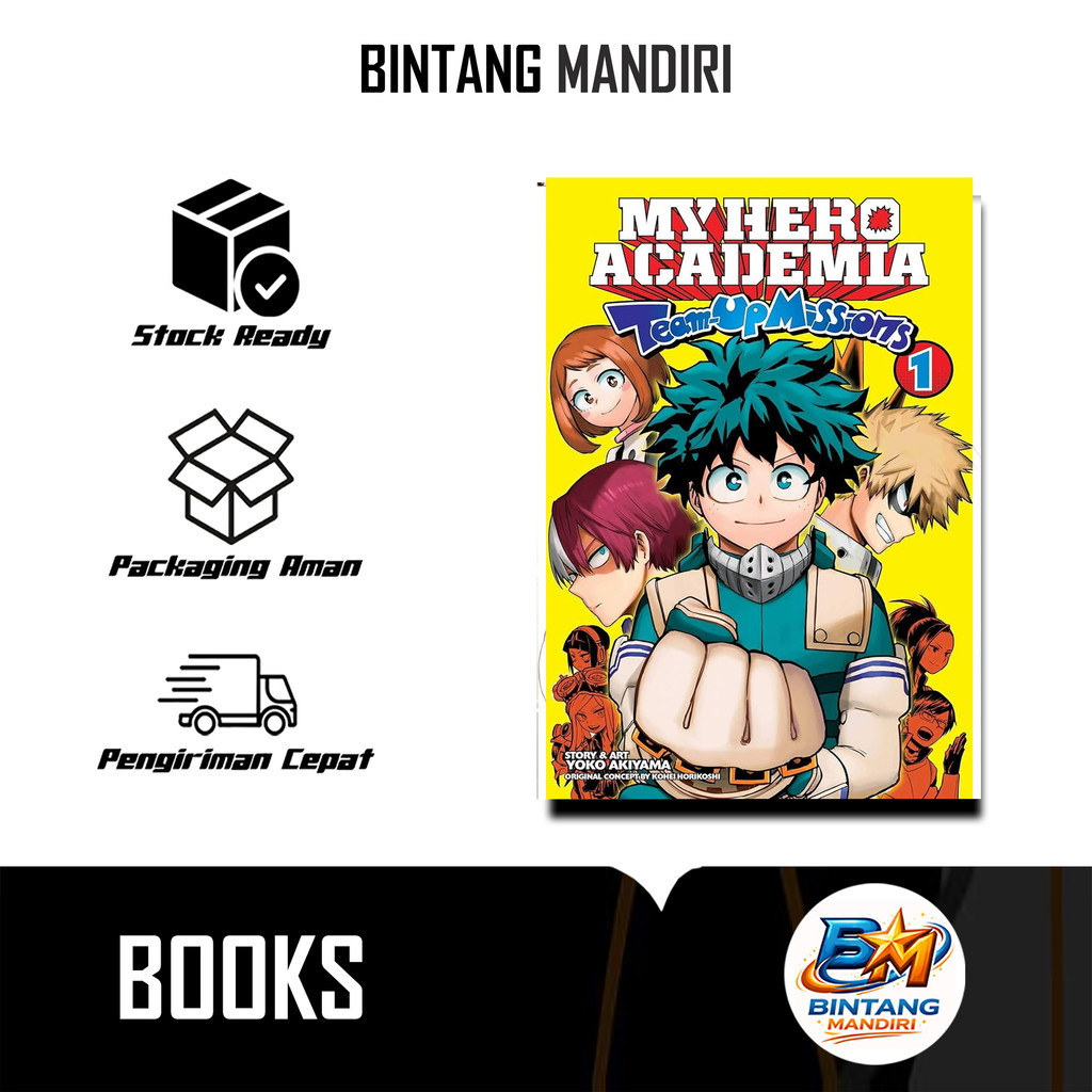การ์ตูนมังงะ My Hero Academia: ภารกิจของทีม เล่ม 1 - 6 | English English
