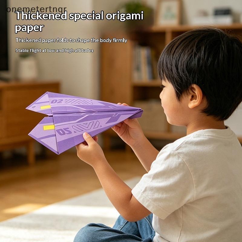 Onemetertnqr RC Paper Plane Kit พร้อม Gyro, DIY Electric Module & Transmitter TH