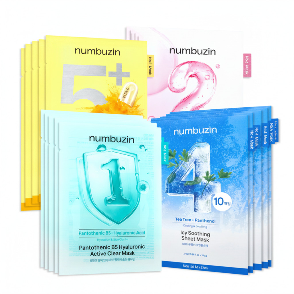 Numbuzin No. 1-5 Mask Pack 5 Sheets