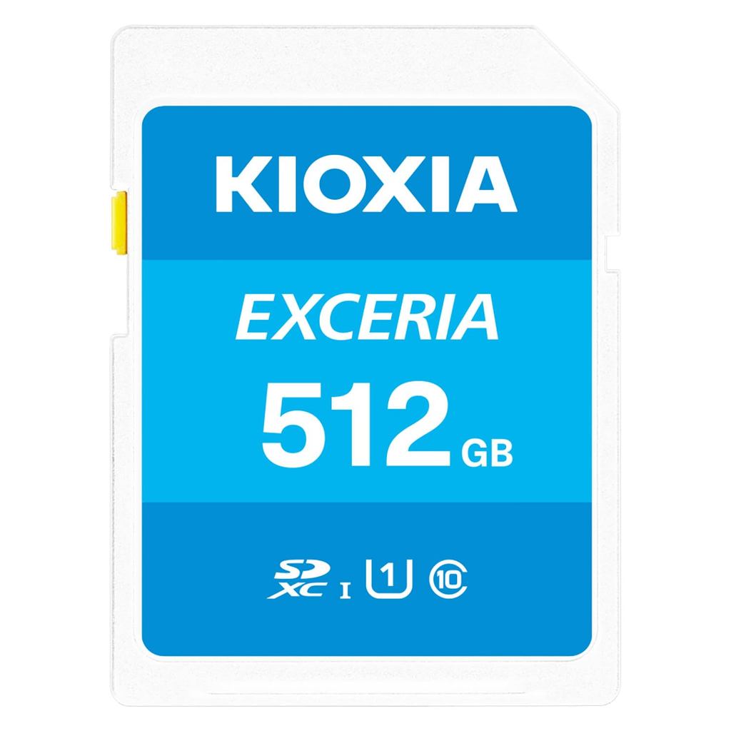 เมมโมรี่การ์ด SD KIOXIA 512GB EXCERIA / EXCERIA PLUS SDXC UHS-I U3 V30 ของแท้จากญี่ปุ่น